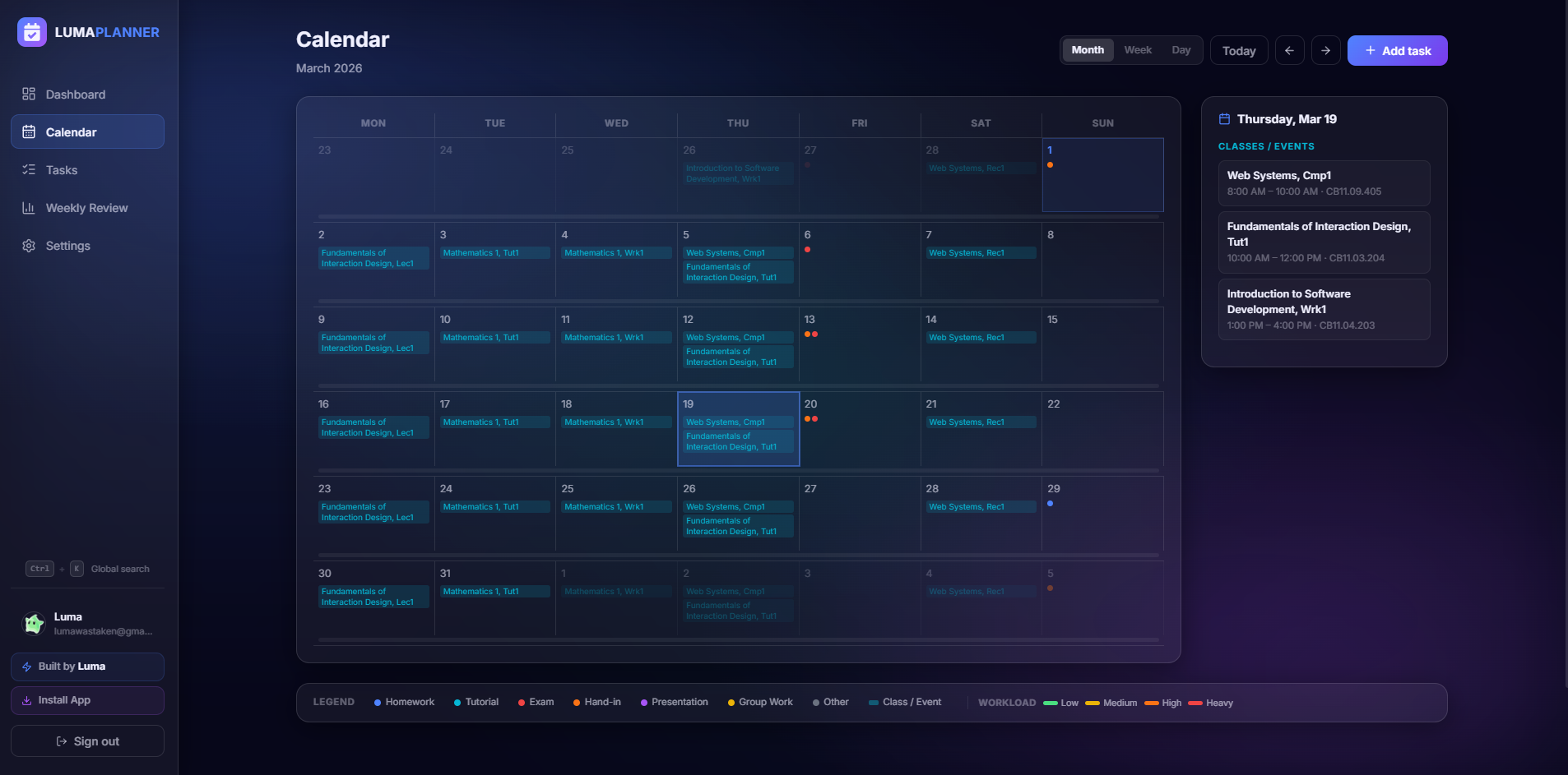 Luma Planner Preview 2