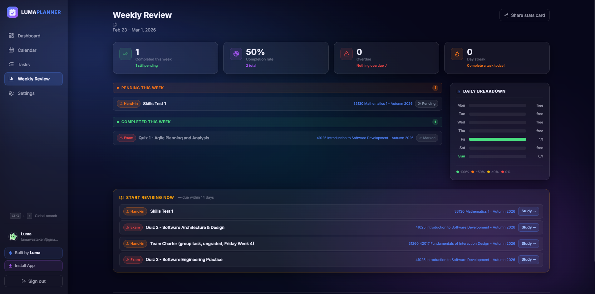 Luma Planner Preview 4